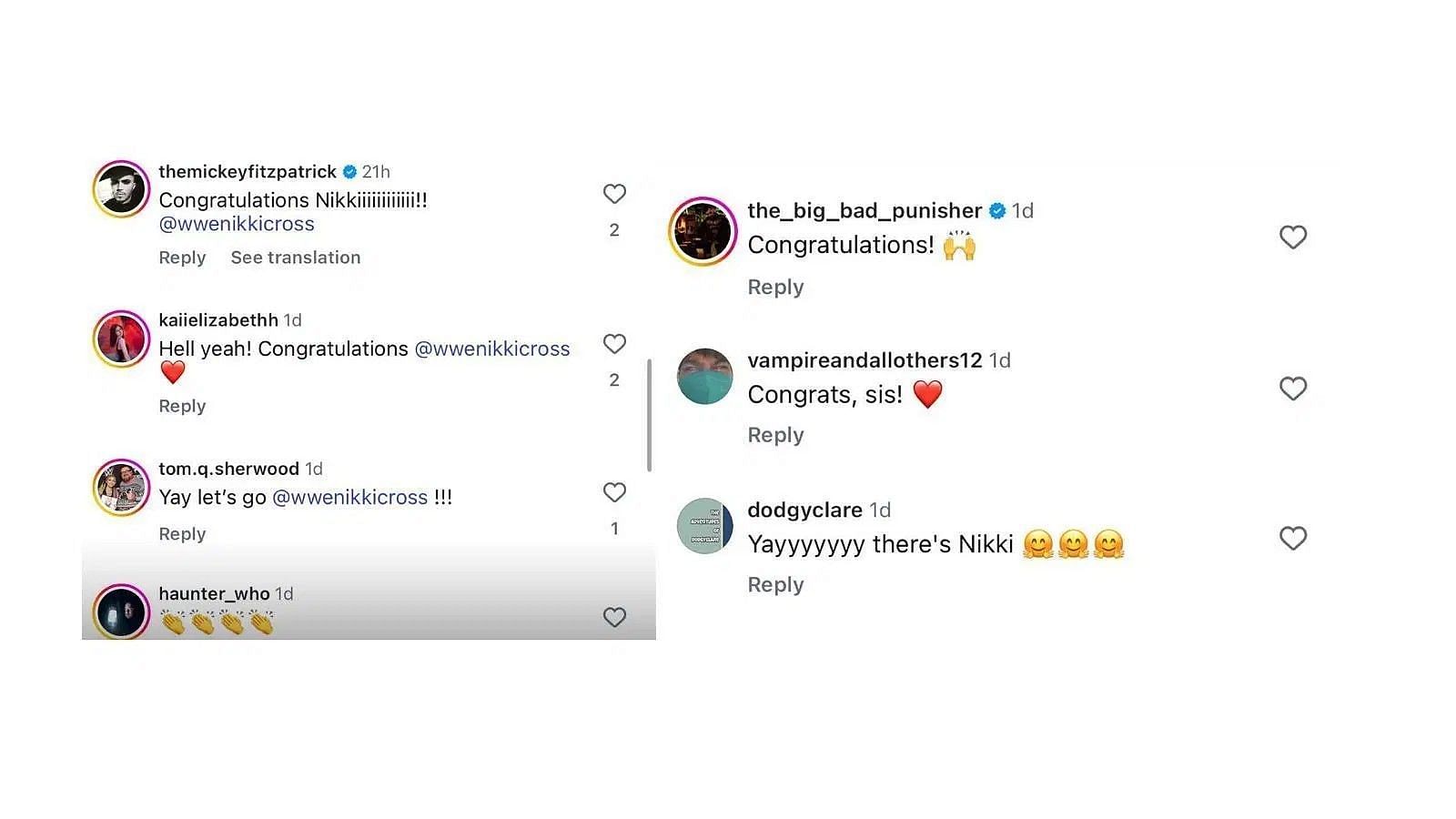 Check out some of the comments on her Instagram post